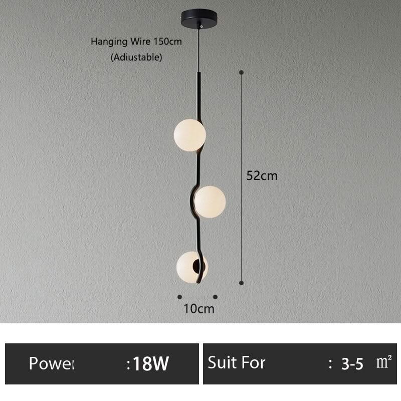ChandeliersDecor.com-Pendant Lights-Glass Ball Hanging Light: Stylish Lighting Solution