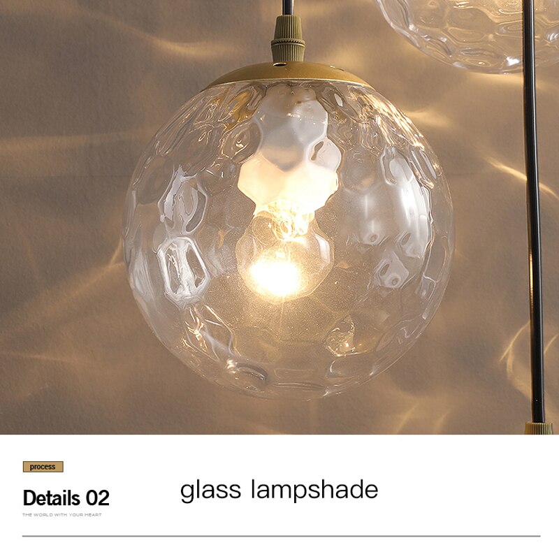 ChandeliersDecor.com-Chandeliers-Glass Ball Pendant Chandelier: Elegant Lighting Fixture