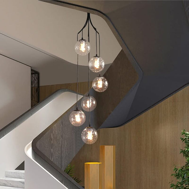 Glass Ball Pendant Chandelier: Elegant Lighting Fixture-ChandeliersDecor.com