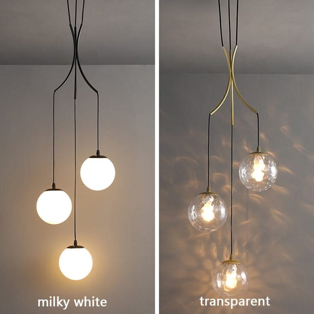 Glass Ball Pendant Chandelier: Elegant Lighting Fixture-ChandeliersDecor.com