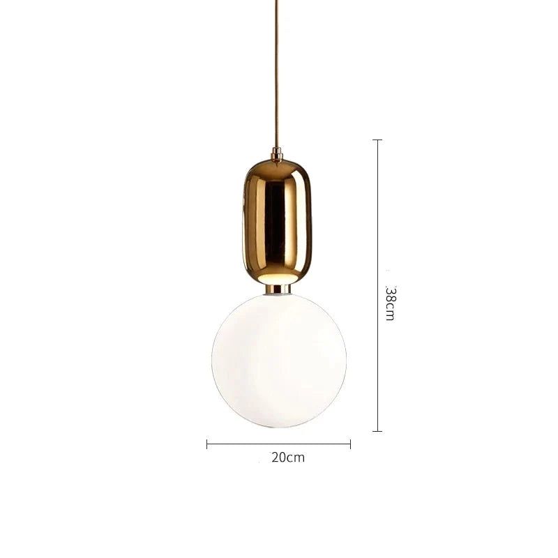 ChandeliersDecor.com-Pendant Lights-Glass Ball Pendant Light - Illuminate Your Space with Elegance