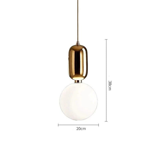 Glass Ball Pendant Light - Illuminate Your Space with Elegance-ChandeliersDecor.com