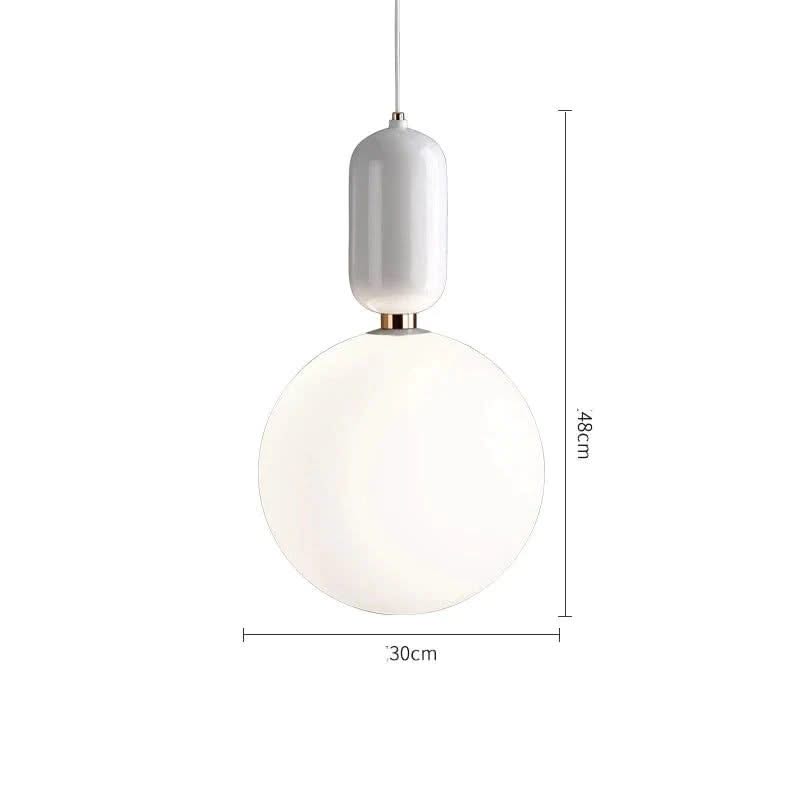 Glass Ball Pendant Light - Illuminate Your Space with Elegance-ChandeliersDecor.com