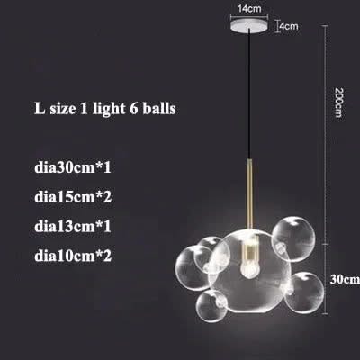 ChandeliersDecor.com-Pendant Lights-Glass Ball Pendant Lights: Exquisite Illumination Options