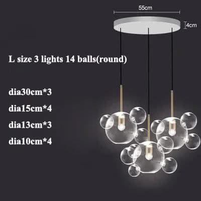 ChandeliersDecor.com-Pendant Lights-Glass Ball Pendant Lights: Exquisite Illumination Options