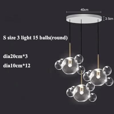 ChandeliersDecor.com-Pendant Lights-Glass Ball Pendant Lights: Exquisite Illumination Options