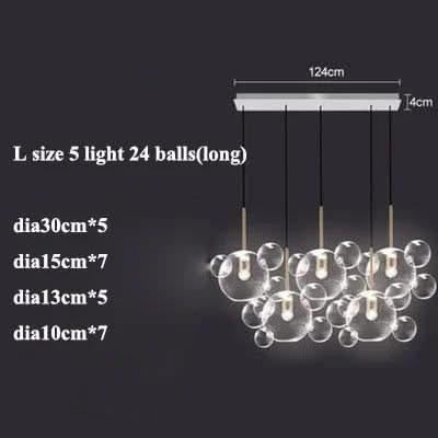 ChandeliersDecor.com-Pendant Lights-Glass Ball Pendant Lights: Exquisite Illumination Options