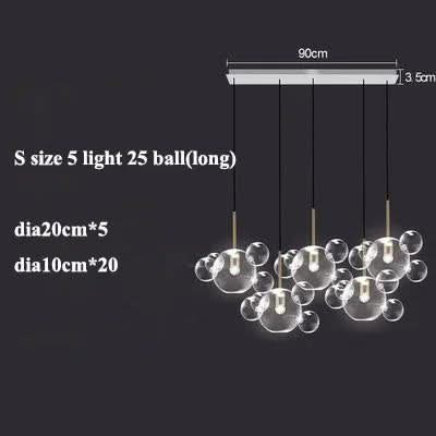 ChandeliersDecor.com-Pendant Lights-Glass Ball Pendant Lights: Exquisite Illumination Options