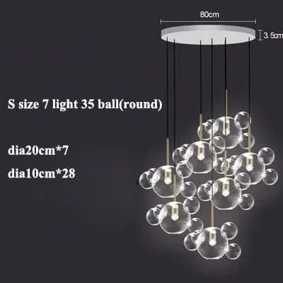 ChandeliersDecor.com-Pendant Lights-Glass Ball Pendant Lights: Exquisite Illumination Options