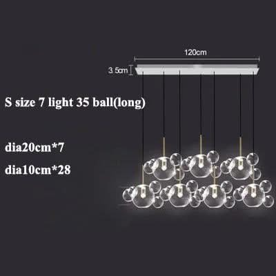 ChandeliersDecor.com-Pendant Lights-Glass Ball Pendant Lights: Exquisite Illumination Options