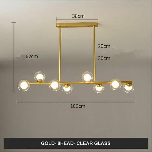 ChandeliersDecor.com-Kitchen Island-Glass Balls Chandelier: Find Exquisite Lighting Fixtures