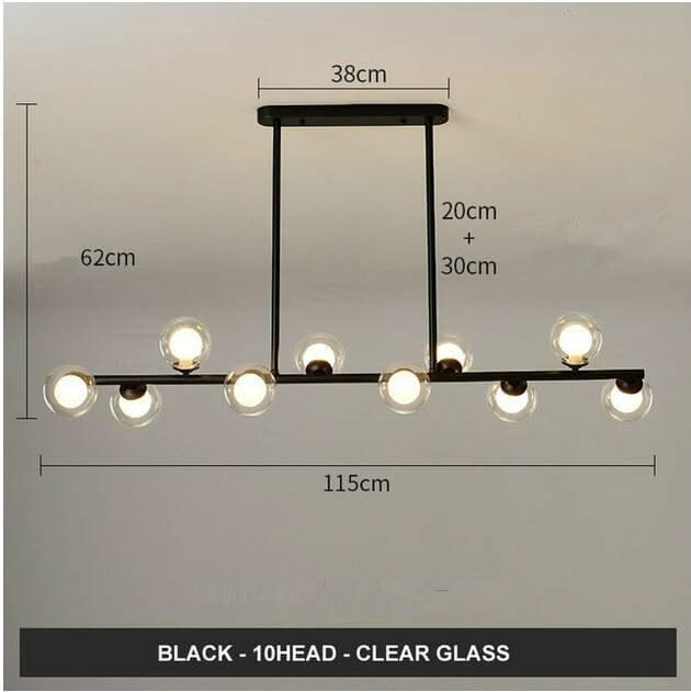 ChandeliersDecor.com-Kitchen Island-Glass Balls Chandelier: Find Exquisite Lighting Fixtures