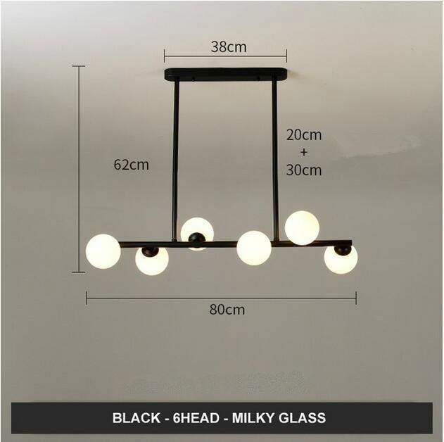 ChandeliersDecor.com-Kitchen Island-Glass Balls Chandelier: Find Exquisite Lighting Fixtures