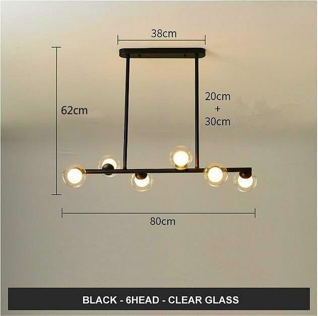 ChandeliersDecor.com-Kitchen Island-Glass Balls Chandelier: Find Exquisite Lighting Fixtures