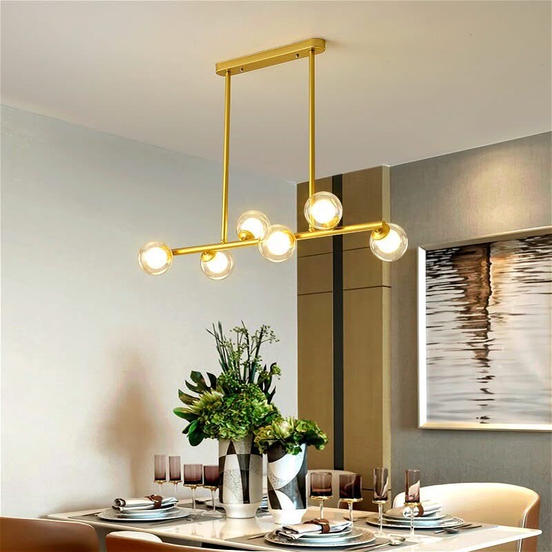 ChandeliersDecor.com-Kitchen Island-Glass Balls Chandelier: Find Exquisite Lighting Fixtures