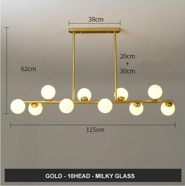 ChandeliersDecor.com-Kitchen Island-Glass Balls Chandelier: Find Exquisite Lighting Fixtures