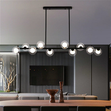 ChandeliersDecor.com-Kitchen Island-Glass Balls Chandelier: Find Exquisite Lighting Fixtures