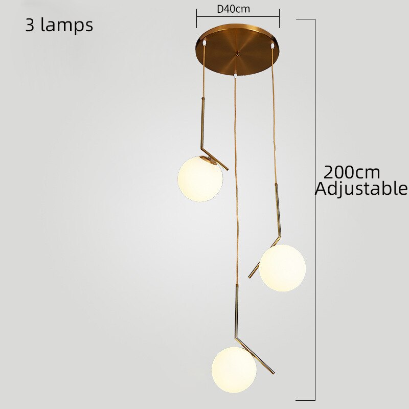 ChandeliersDecor.com-Staircase Chandelier-Glass Balls Chandelier - Stylish Lighting Fixtures