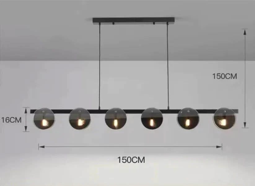 Glass Chambers LED Chandelier - Modern Elegance in Every Detail-ChandeliersDecor.com