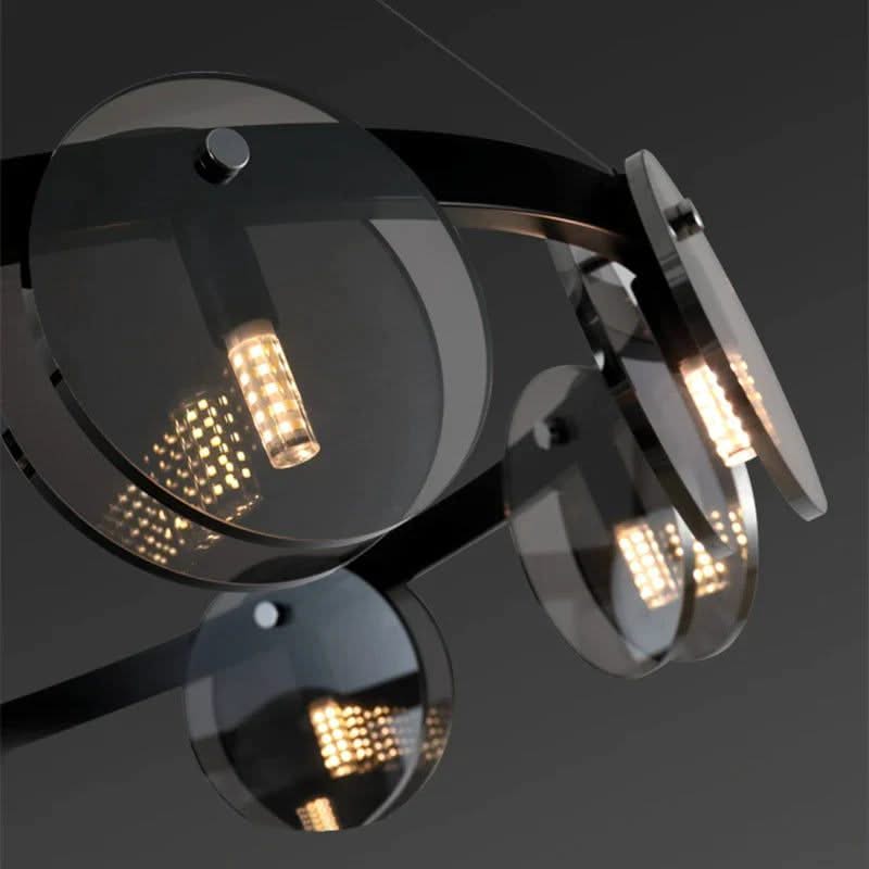 Glass Chambers LED Chandelier - Modern Elegance in Every Detail-ChandeliersDecor.com