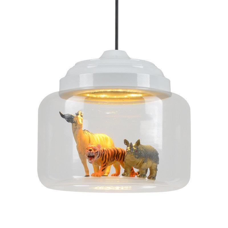ChandeliersDecor.com-Kids Room Nursery Lighting-Glass Lamp Cafe Kindergarten Study Kids Room Lights