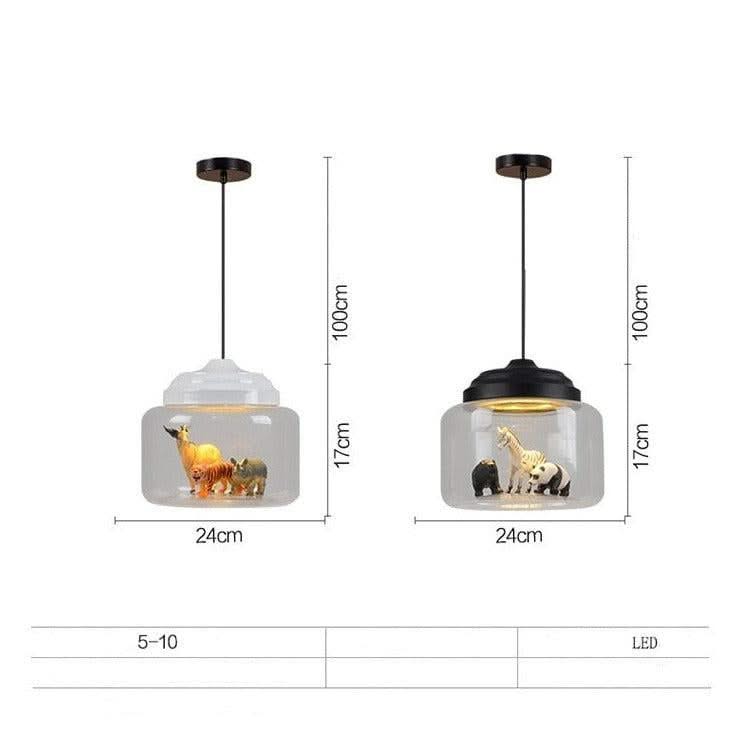 ChandeliersDecor.com-Kids Room Nursery Lighting-Glass Lamp Cafe Kindergarten Study Kids Room Lights