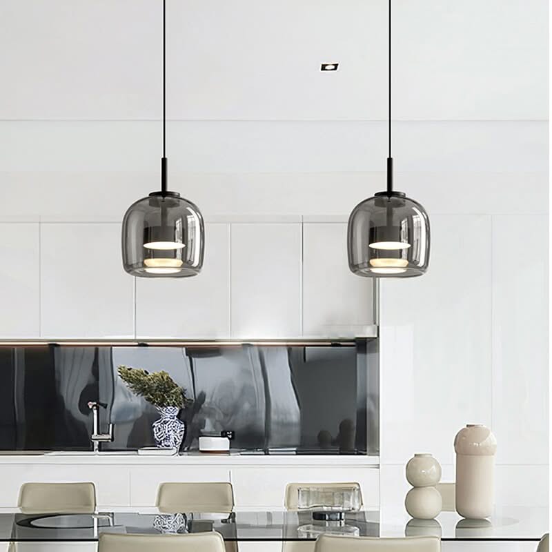 Glass LED Pendant Hanging Lamp For Dining Room-ChandeliersDecor.com