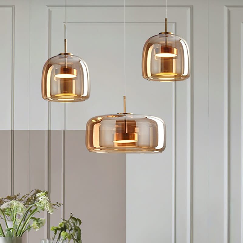Glass LED Pendant Hanging Lamp For Dining Room-ChandeliersDecor.com