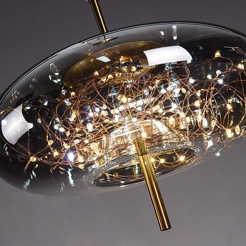 ChandeliersDecor.com-Pendant Lights-Glass Net Long Line Pendant Chandelier Lights