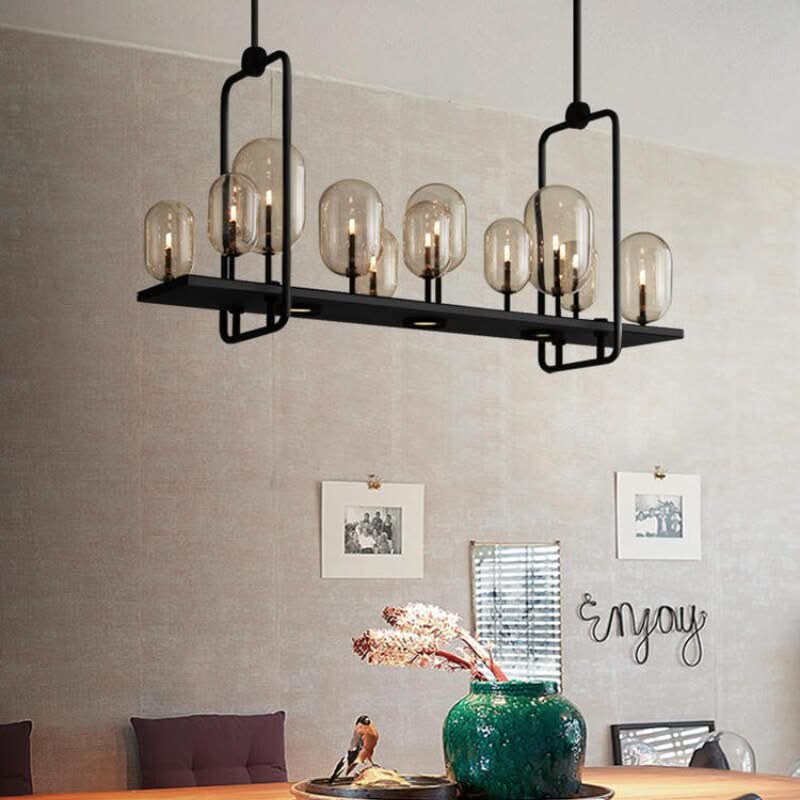 ChandeliersDecor.com-Kitchen Island-Glass Trees Chandelier: Transform Any Space with Grace