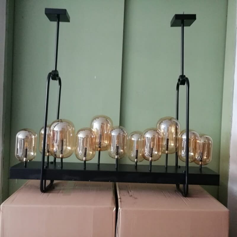 ChandeliersDecor.com-Kitchen Island-Glass Trees Chandelier: Transform Any Space with Grace