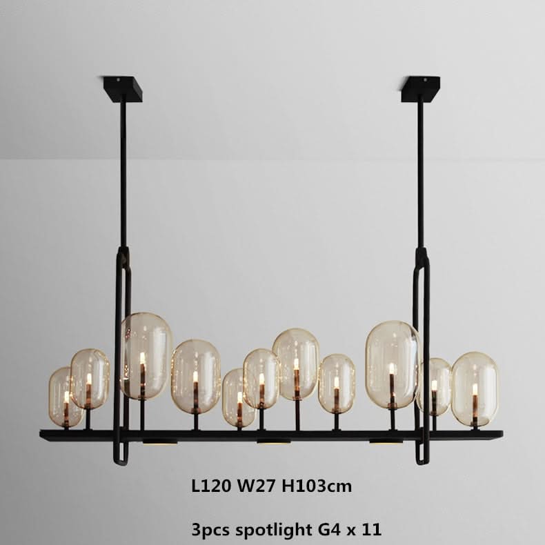 ChandeliersDecor.com-Kitchen Island-Glass Trees Chandelier: Transform Any Space with Grace