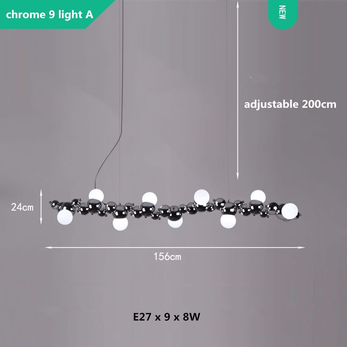 Globes Lustre Chandelier: Elegant and Radiant Lighting-ChandeliersDecor.com