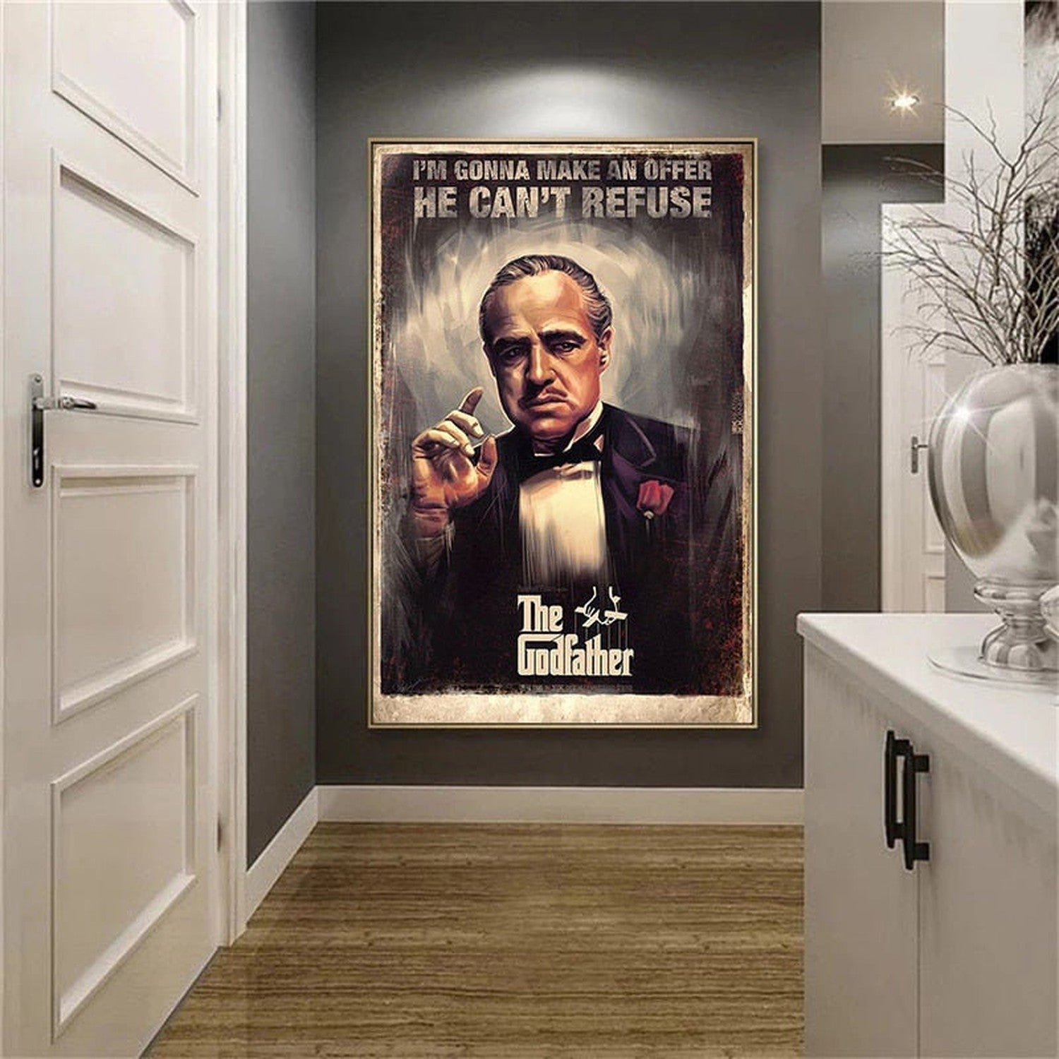 ChandeliersDecor.com-Godfather Wall Art-Godfather Poster - Classic Movie Memorabilia Limited Edition Wall Art