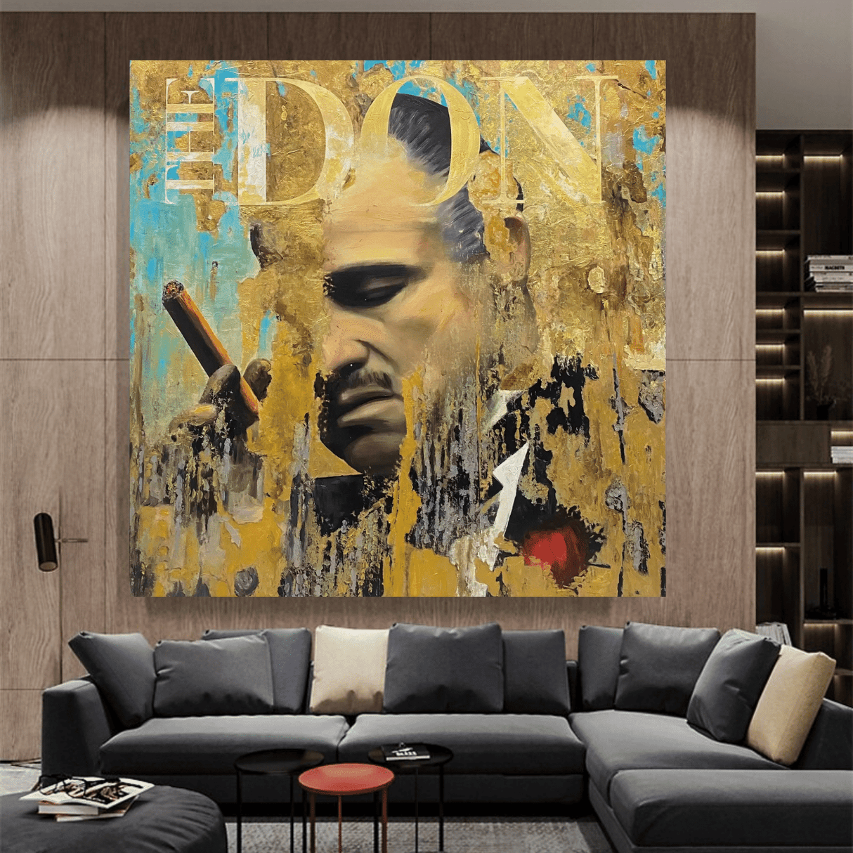 Godfather The Don Canvas Wall Art-ChandeliersDecor.com