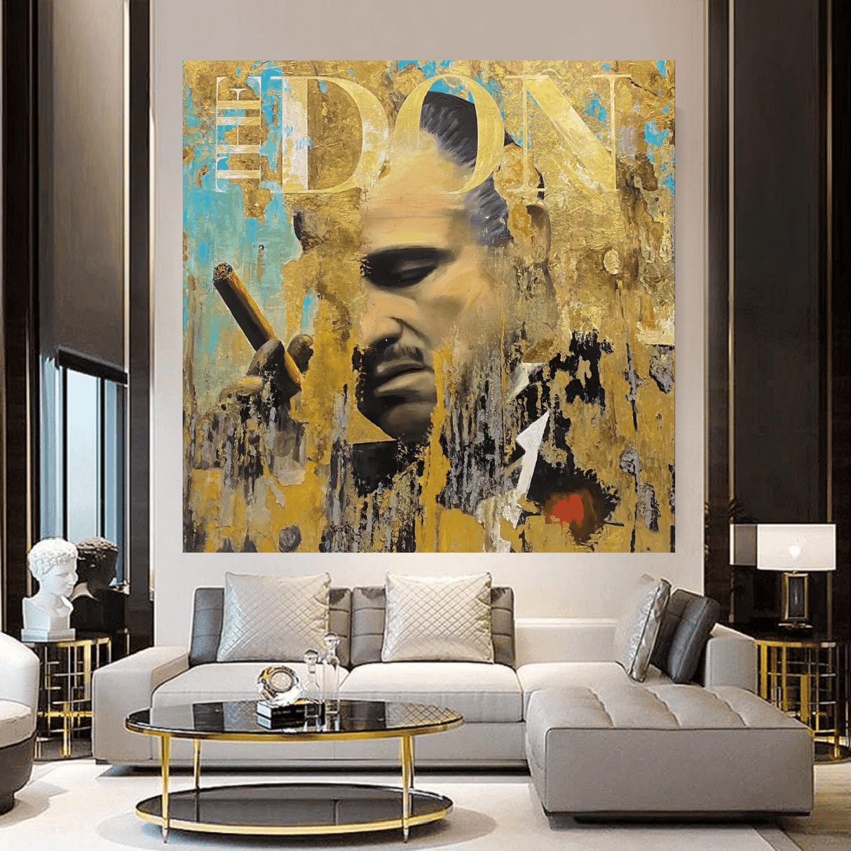 Godfather The Don Canvas Wall Art-ChandeliersDecor.com