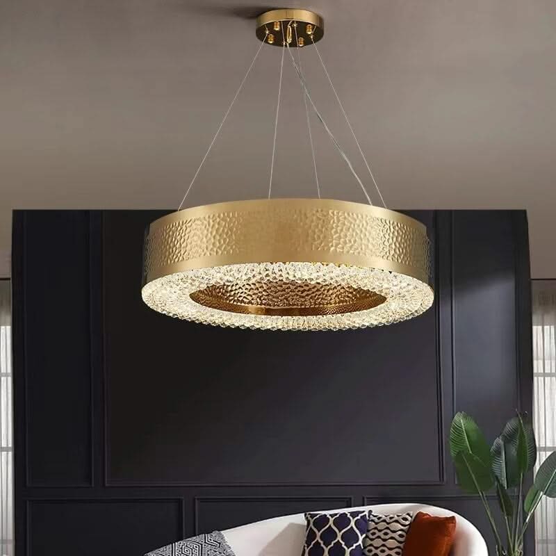 Gold Crystal Chandelier - Elegant Lighting Solution-ChandeliersDecor.com