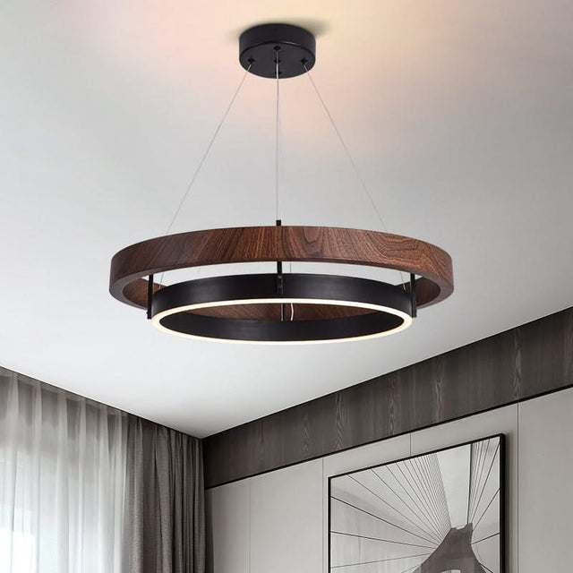 Grace LED Chandelier - Double Circular Chandelier-ChandeliersDecor.com