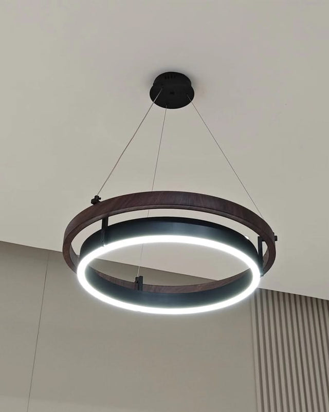 Grace LED Chandelier - Double Circular Chandelier-ChandeliersDecor.com