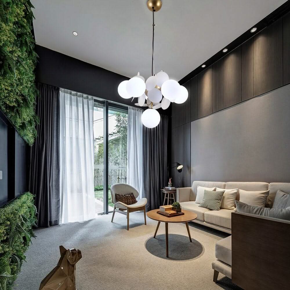 Grape Design Glass Chandelier - Unique & Elegant Lighting-ChandeliersDecor.com