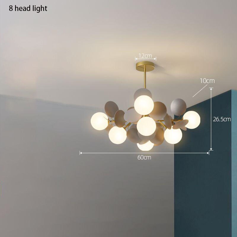 ChandeliersDecor.com-Ceiling Chandelier-Grape Design Glass Chandelier - Unique & Elegant Lighting