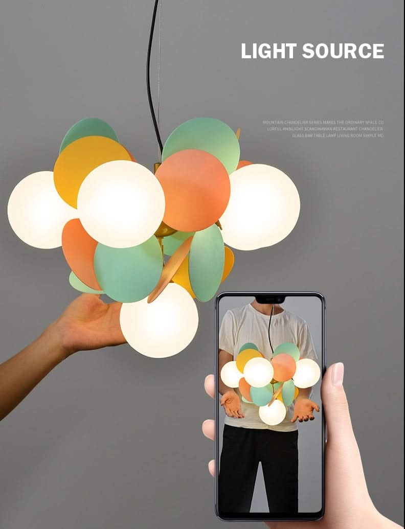 Grape Design Glass Chandelier - Unique & Elegant Lighting-ChandeliersDecor.com