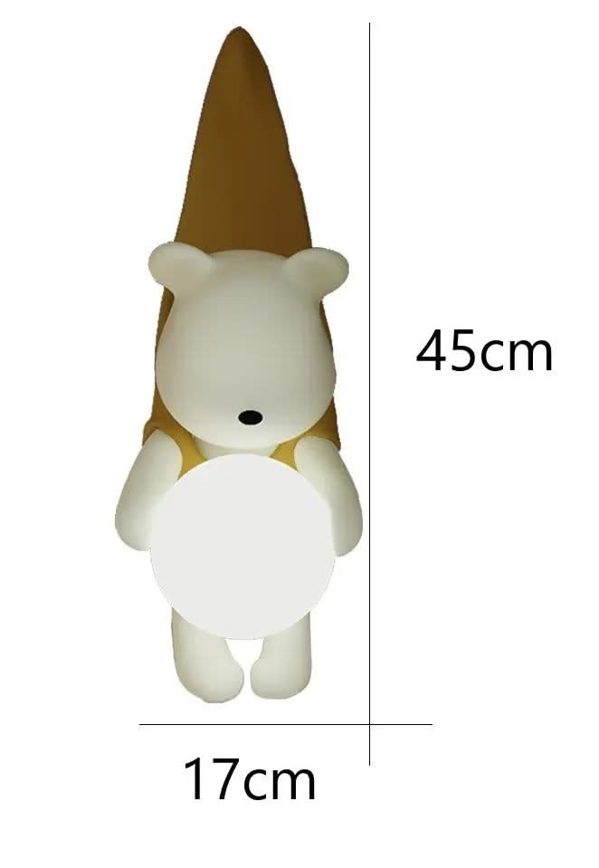 Hanging Bear Wall Hanging Light for Kids Room-ChandeliersDecor.com