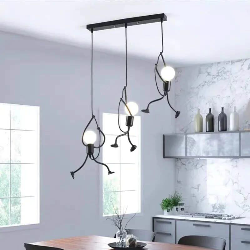 ChandeliersDecor.com-Kids Room Nursery Lighting-Hangman Climbing Pendant Lamp