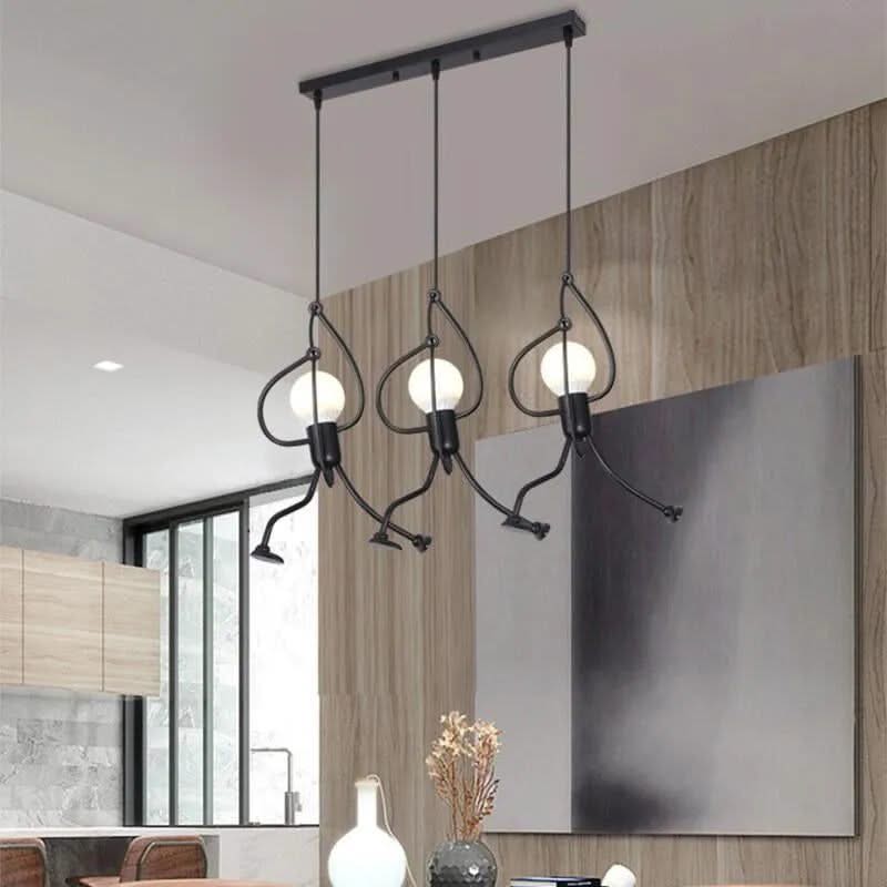 ChandeliersDecor.com-Kids Room Nursery Lighting-Hangman Climbing Pendant Lamp