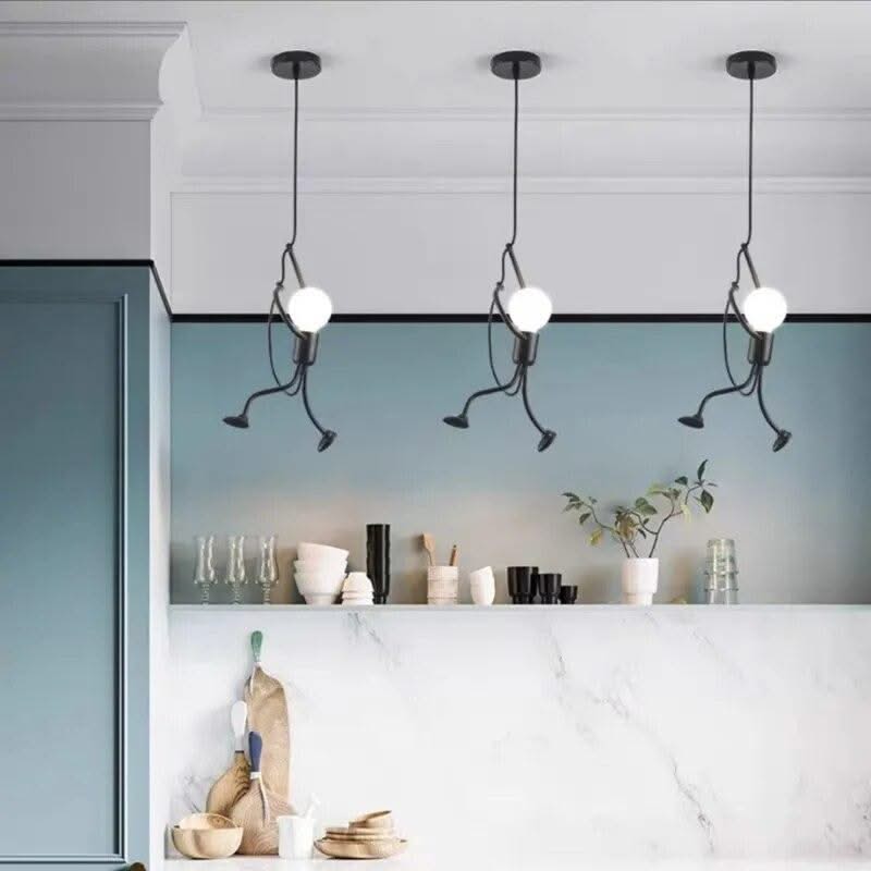 ChandeliersDecor.com-Kids Room Nursery Lighting-Hangman Climbing Pendant Lamp