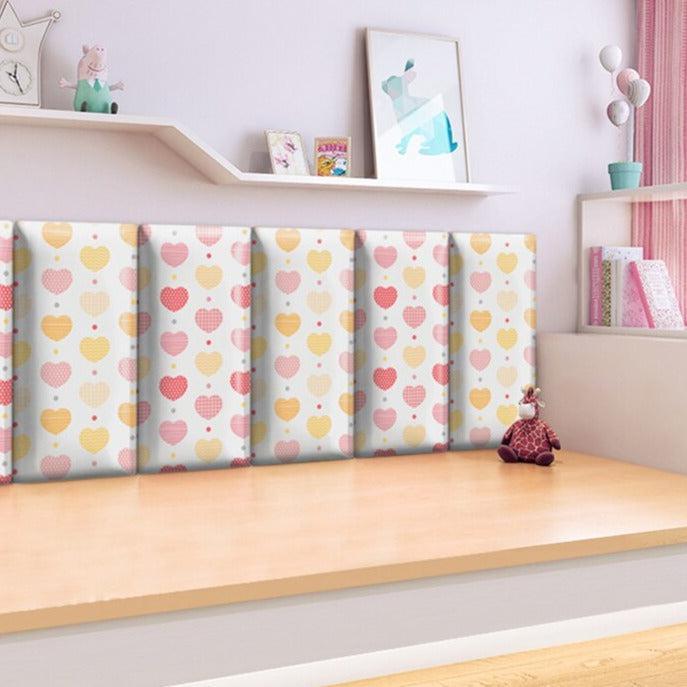 ChandeliersDecor.com-Padded Walls-Hearts of Love Kids Wall Padded Safety Cushions