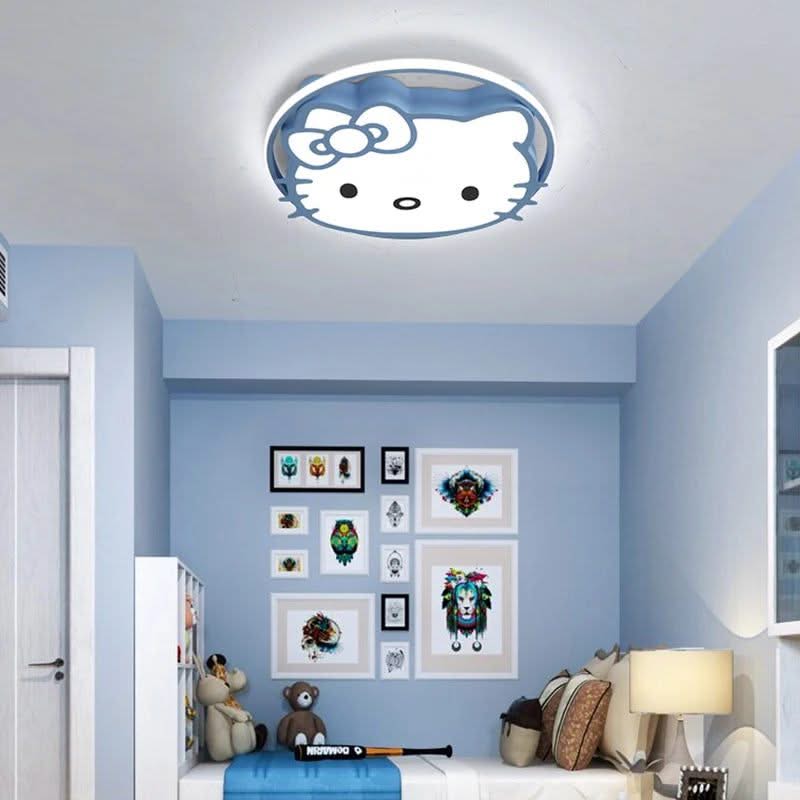 Hello Kitty Girls Room Ceiling Light-ChandeliersDecor.com