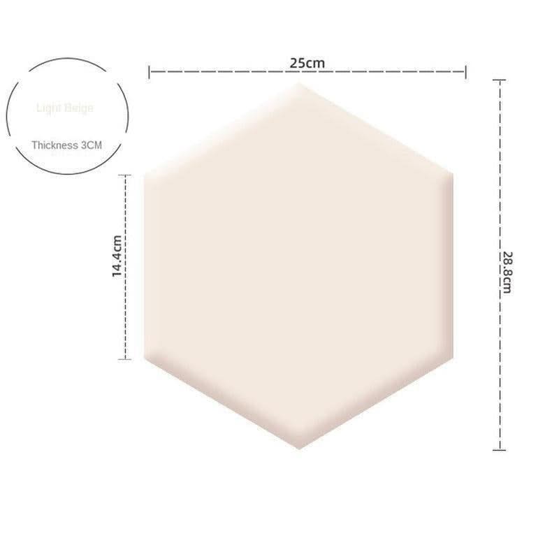 ChandeliersDecor.com-Padded Walls-Hexagonal Acoustic Wall Panels for Living Room and Kids Room