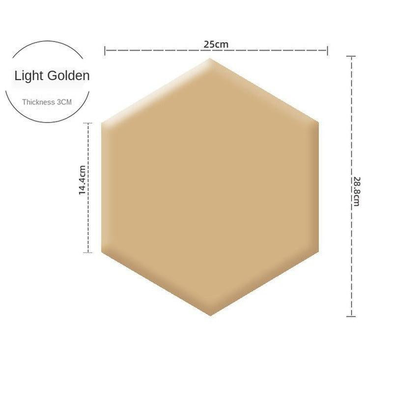 ChandeliersDecor.com-Padded Walls-Hexagonal Acoustic Wall Panels for Living Room and Kids Room